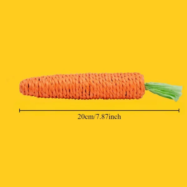 Cat Toy Sound Carrot Shape Teasing Cat Stick Unboring Molar Stick Bite Resistant Cat Scratch Board Pet Products - Image 3