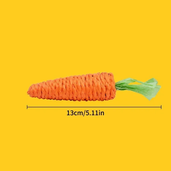 Cat Toy Sound Carrot Shape Teasing Cat Stick Unboring Molar Stick Bite Resistant Cat Scratch Board Pet Products - Image 2