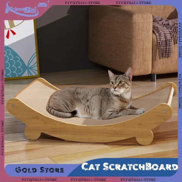 Cat Scratch Board Sisal Wear-resistlant Cat Scratching Pads Cozy Cats Lounge Chair Sleeping Bed Kitten Training Grinding Pet Toy