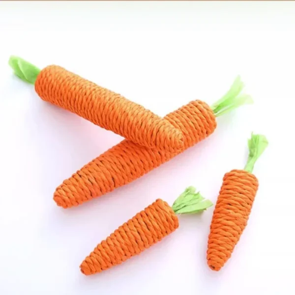 Cat Toy Sound Carrot Shape Teasing Cat Stick Unboring Molar Stick Bite Resistant Cat Scratch Board Pet Products - Image 4